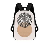 sinyumoney Backpacks Floral Collage IV Kids School Backpack School Bag 3D Printed School Bags for Boys Elementary And Middle School Students 17inch