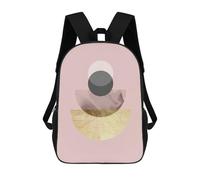 sinyumoney Backpacks Geometric Textures 01 Kids School Backpack School Bag 3D Printed School Bags for Boys Elementary And Middle School Students 17inch