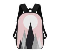 sinyumoney Backpacks Geometries VII Kids School Backpack School Bag 3D Printed School Bags for Boys Elementary And Middle School Students 17inch