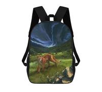 sinyumoney Backpacks,Kids School Backpack,3D Printed A Storm Is Coming Children Backpacks,Kids Kindergarten Cute Travel Bags Casual Daypack for Boys School Students 17inch