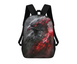 sinyumoney Backpacks,Kids School Backpack,3D Printed Dark Fiery Raven Children Backpacks,Kids Kindergarten Cute Travel Bags Casual Daypack for Boys School Students 17inch
