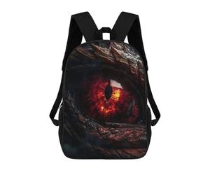 sinyumoney Backpacks,Kids School Backpack,3D Printed Dragon Eye Artwork-7 Children Backpacks,Kids Kindergarten Cute Travel Bags Casual Daypack for Boys School Students 17inch