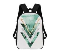 sinyumoney Backpacks,Kids School Backpack,3D Printed Floral Collage VII Children Backpacks,Kids Kindergarten Cute Travel Bags Casual Daypack for Boys School Students 17inch