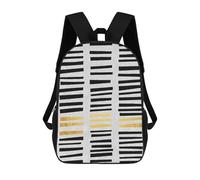 sinyumoney Backpacks,Kids School Backpack,3D Printed Geometry X Children Backpacks,Kids Kindergarten Cute Travel Bags Casual Daypack for Boys School Students 17inch