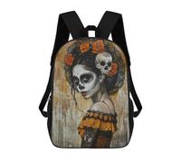 sinyumoney Backpacks,Kids School Backpack,3D Printed Halloween XIX Children Backpacks,Kids Kindergarten Cute Travel Bags Casual Daypack for Boys School Students 17inch