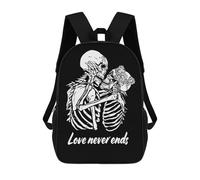 sinyumoney Backpacks,Kids School Backpack,3D Printed Love Saying Romance Children Backpacks,Kids Kindergarten Cute Travel Bags Casual Daypack for Boys School Students 17inch