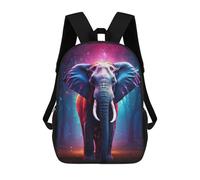 sinyumoney Backpacks,Kids School Backpack,3D Printed Majestic Elephant Children Backpacks,Kids Kindergarten Cute Travel Bags Casual Daypack for Boys School Students 17inch