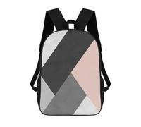 sinyumoney Backpacks,Kids School Backpack,3D Printed Modern Textures Children Backpacks,Kids Kindergarten Cute Travel Bags Casual Daypack for Boys School Students 17inch