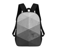 sinyumoney Backpacks,Kids School Backpack,3D Printed Modern Textures XVII Children Backpacks,Kids Kindergarten Cute Travel Bags Casual Daypack for Boys School Students 17inch