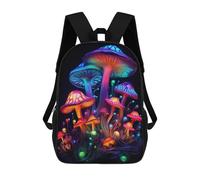 sinyumoney Backpacks,Kids School Backpack,3D Printed Mushrooms No1 Children Backpacks,Kids Kindergarten Cute Travel Bags Casual Daypack for Boys School Students 17inch