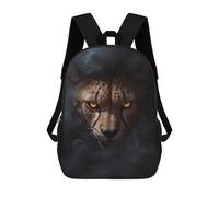 sinyumoney Backpacks,Kids School Backpack,3D Printed Wild Cheetah Halloween Children Backpacks,Kids Kindergarten Cute Travel Bags Casual Daypack for Boys School Students 17inch