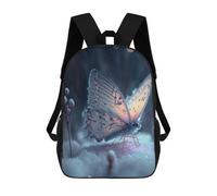 sinyumoney Backpacks,Kids School Backpack,3D Printed Winter Butterfly Fantasy-1 Children Backpacks,Kids Kindergarten Cute Travel Bags Casual Daypack for Boys School Students 17inch