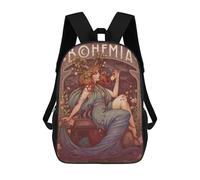 sinyumoney Backpacks Kids School Backpack As Above It Is Below Recreating A Magic And Free Spir ... School Bag 3D Printed School Bag for Boys Elementary And Middle School Students 17inch