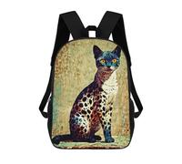 sinyumoney Backpacks Kids School Backpack Azure Enigma School Bag 3D Printed School Bag for Boys Elementary And Middle School Students 17inch