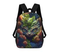 sinyumoney Backpacks Kids School Backpack Fantasy Creature in Coral Reef School Bag 3D Printed School Bag for Boys Elementary And Middle School Students 17inch