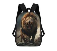sinyumoney Backpacks Kids School Backpack Lion on Mountain School Bag 3D Printed School Bag for Boys Elementary And Middle School Students 17inch