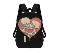 sinyumoney Backpacks Kids School Backpack Till Death Do Us Part School Bag 3D Printed School Bag for Boys Elementary And Middle School Students 17inch