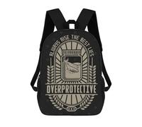 sinyumoney Backpacks Kids School Backpack Whale in The Jar School Bag 3D Printed School Bag for Boys Elementary And Middle School Students 17inch