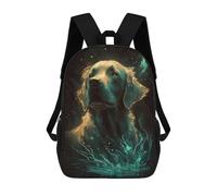 sinyumoney Backpacks Labrador Retriever Dog Kids School Backpack School Bag 3D Printed School Bags for Boys Elementary And Middle School Students 17inch