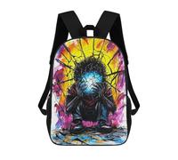 sinyumoney Backpacks Shattered Reflections - Surreal Expressionist Art Kids School Backpack School Bag 3D Printed School Bags for Boys Elementary And Middle School Students 17inch