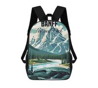 sinyumoney Banff National Park School Backpack Large Lightweight Casual Backpack for Boys/Girls/Teenagers 17inch