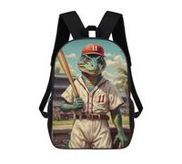 sinyumoney Baseball Fossil Legend 11 Backpack School Secondary Causal Travel High School Bags for Men/Women 17inch