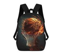 sinyumoney Basketball Backpack School Lightweight Airport College Students Back Pack for Men, Women & Teenage Boys 17inch