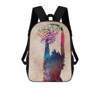 sinyumoney Basketball Player School Backpack Lightweight Schoolbag Dayback Bookbag College for Teenage Girls Boys Women Men 17inch