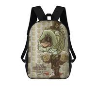 sinyumoney Bass Fish Enjoy Craft Beer School Backpack Travel College Rucksack Backpacks for Campus Outdoor Travel Sports 17inch