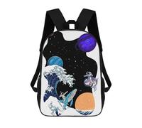 sinyumoney Battle Space Backpack School Large School Backpack for Boys - Perfect for Travel, Work And Daily Use 17inch