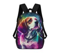 sinyumoney Beagle Dog Colorful Rucksack Water Resistant Travel Backpack Computer Bag for Men, Women & Teenage Boys 17inch