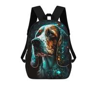 sinyumoney Beagle Dog Magic Backpacks Kids School Backpack School Bag 3D Printed School Bag for Boys Elementary And Middle School Students 17inch