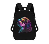 sinyumoney Beagle Ronaldo Backpack, Children's Backpack, Student School Bag, Book Bag, 3D Printed School Bag For Boys And Girls, 17inch