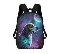 sinyumoney Beagle Style 1 Backpack School Bag Large Water Resistant Laptop Backpack for Girls Boys Teenage 17inch