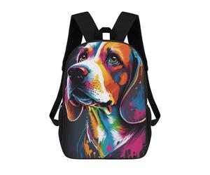 sinyumoney Beagle Style 3 School Bags School Secondary High School College Backpack Travel for Campus Outdoor Travel Sports 17inch