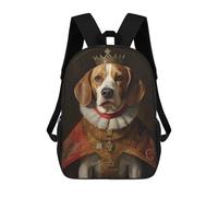 sinyumoney Beagle The King Rucksack Lightweight Airport College Students Back Pack- Perfect for Travel, Work And Daily Use 17inch