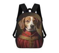 sinyumoney Beagle The Pope Rucksack Water Resistant Computer Rucksack for Campus Outdoor Travel Sports 17inch