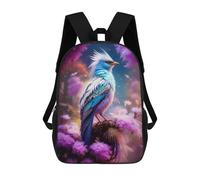 sinyumoney Beautiful Bird Backpacks Kids Student Schoolbag,3D Printed Backpacks,Elementary And Middle School Students Backpacks for Boys Girls 17inch