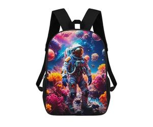 sinyumoney Beautiful Chaos School Bags High Secondary School Bags Casual Backpack for Camping Outdoor Adventures And Daily Travel 17inch