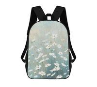 sinyumoney Beautiful Flower Burst Backpacks Kids School Backpack Fashion School Bag 3D Printed School Bag for Boys Elementary And Middle School Students 17inch