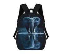 sinyumoney Beautiful Magical Elephant Backpack School Bag Water Resistant School Bag Business Backpack - Perfect for Travel, Work And Daily Use 17inch