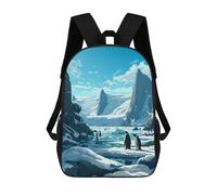 sinyumoney Beautiful Penguins Backpack School Bag Water Resistant Computer Rucksack for Teenage Girls Boys Women Men 17inch