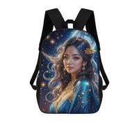 sinyumoney Beautiful Princess School Bags Lightweight Casual Daypack School Backpacks for School/Work/Travel 17inch