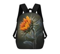 sinyumoney Beautiful Sunflower Backpacks Children's Backpacks School Bag 3D Printed Children's School Backpack Fashion Travel Backpacks for Kids Elementary Middle School 17inch