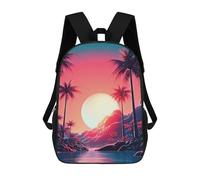 sinyumoney Beautiful Sunrise School Backpack Work Laptop Backpack Rucksack Bag for Teenage Girls Boys Women Men 17inch