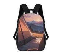 sinyumoney Beautiful Sunset Backpack School Bag Water Resistant School Bag Business Backpack - Perfect for Travel, Work And Daily Use 17inch