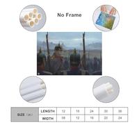 sinyumoney Before The Battle Art Work for Home Walls for Toilet Bathroom Decor Grey Wall Art 16x24inch(40x60cm)