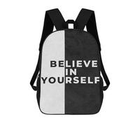 sinyumoney Believe In Yourself Rucksack Computer Rucksack for School/Work/Travel for Camping Outdoor Adventures And Daily Travel 17inch