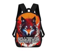 sinyumoney Believe in Yourself School Backpack Large Water Resistant Laptop Backpack for Boys/Girls/Teenagers 17inch