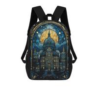 sinyumoney Berlin Cathedral Travel Kids Backpack, Kids School Bag 3D Printed School Backpacks for Boys And Teenager School Students 17inch